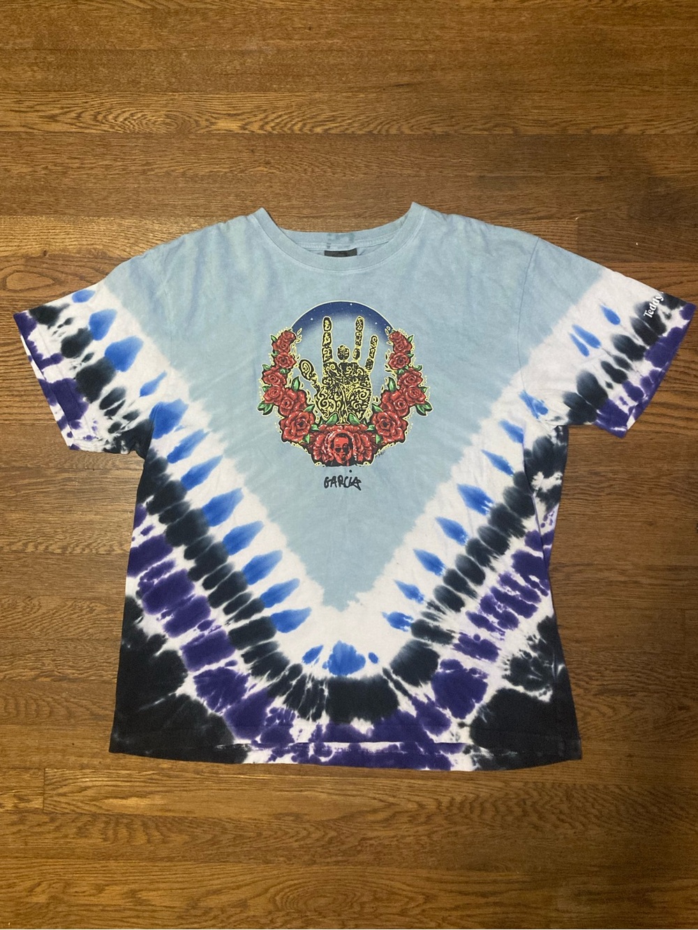 Garcia x Teddy Fresh tie dye Grateful Dead tee